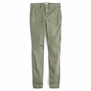 J.crew olive green, pant 32 tall jcrew skinny